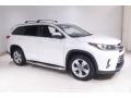 2019 Blizzard Pearl White Toyota Highlander Limited AWD  photo #1