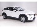 Snowflake White Pearl Mica 2021 Mazda CX-3 Sport AWD