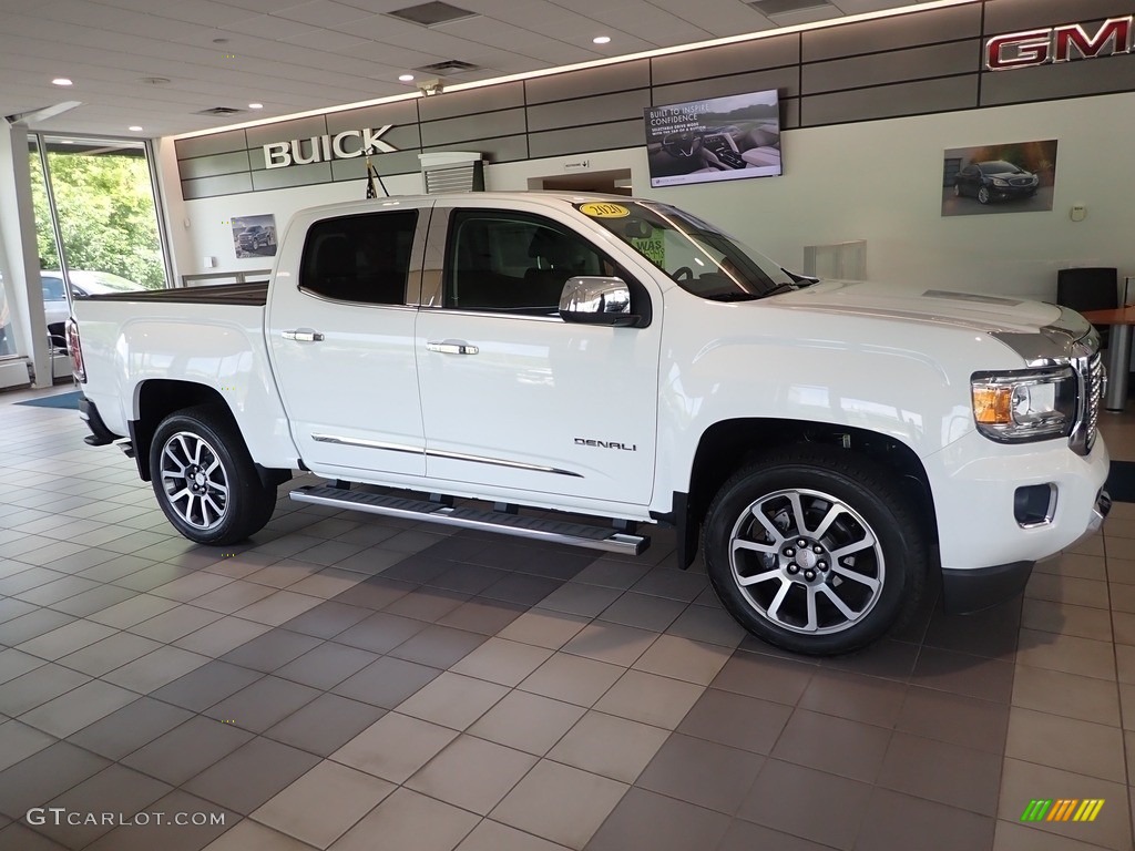 2020 Canyon Denali Crew Cab 4WD - Summit White / Jet Black photo #8