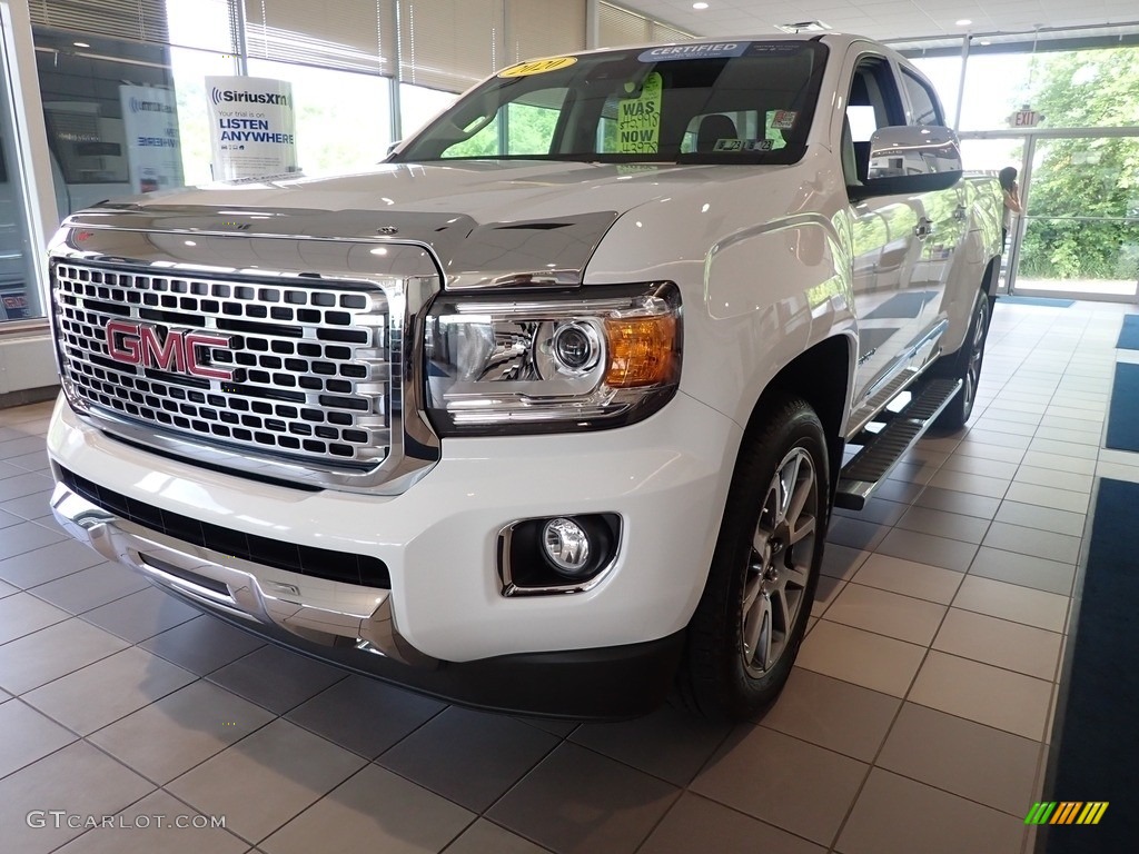 2020 Canyon Denali Crew Cab 4WD - Summit White / Jet Black photo #12