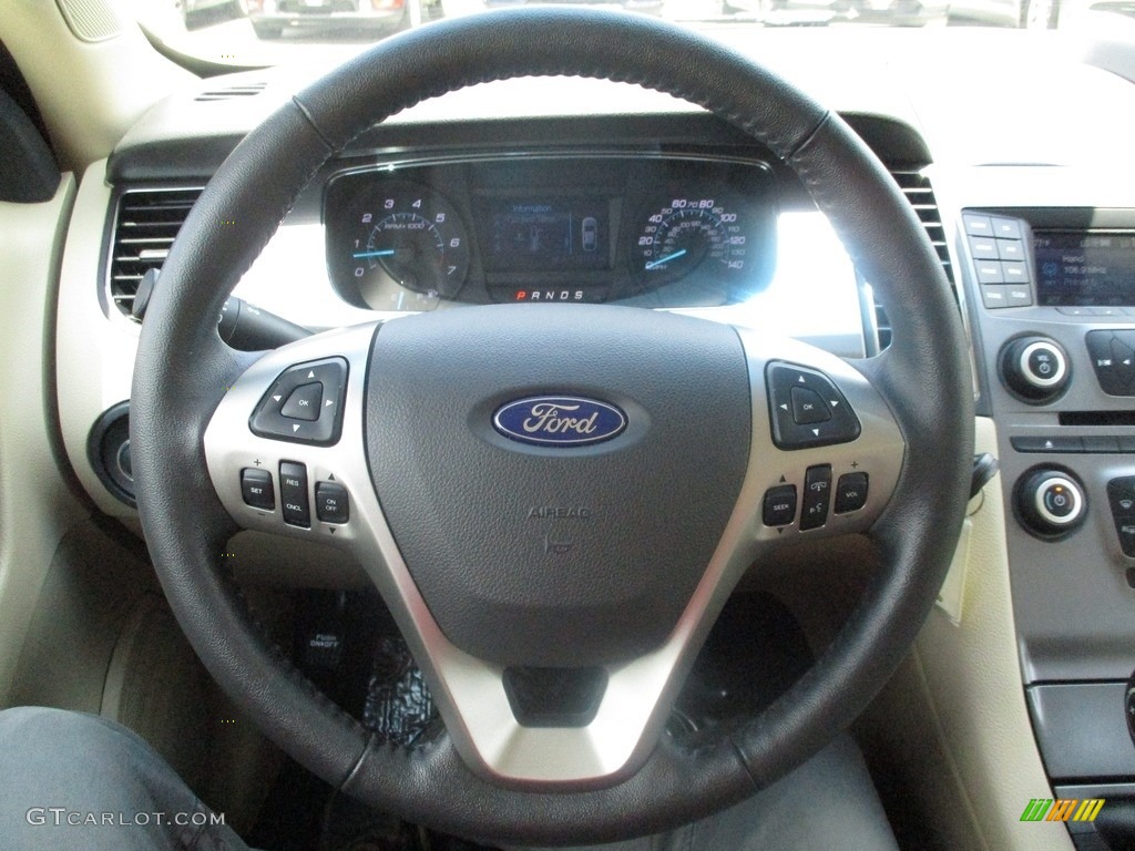 2019 Taurus SEL AWD - Agate Black / Dune photo #32