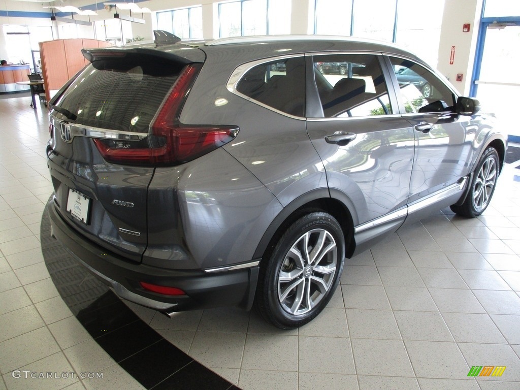 2021 CR-V Touring AWD - Modern Steel Metallic / Black photo #7