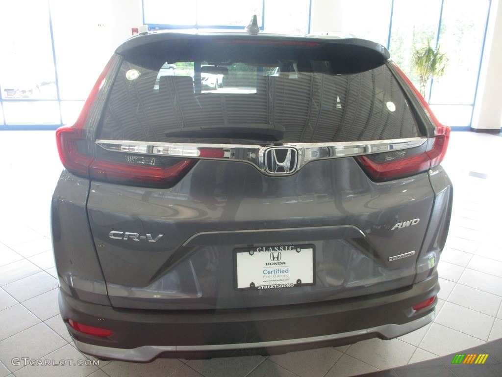 2021 CR-V Touring AWD - Modern Steel Metallic / Black photo #8