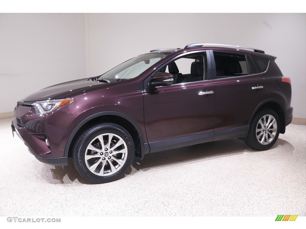 2018 RAV4 Limited AWD - Black / Black photo #3