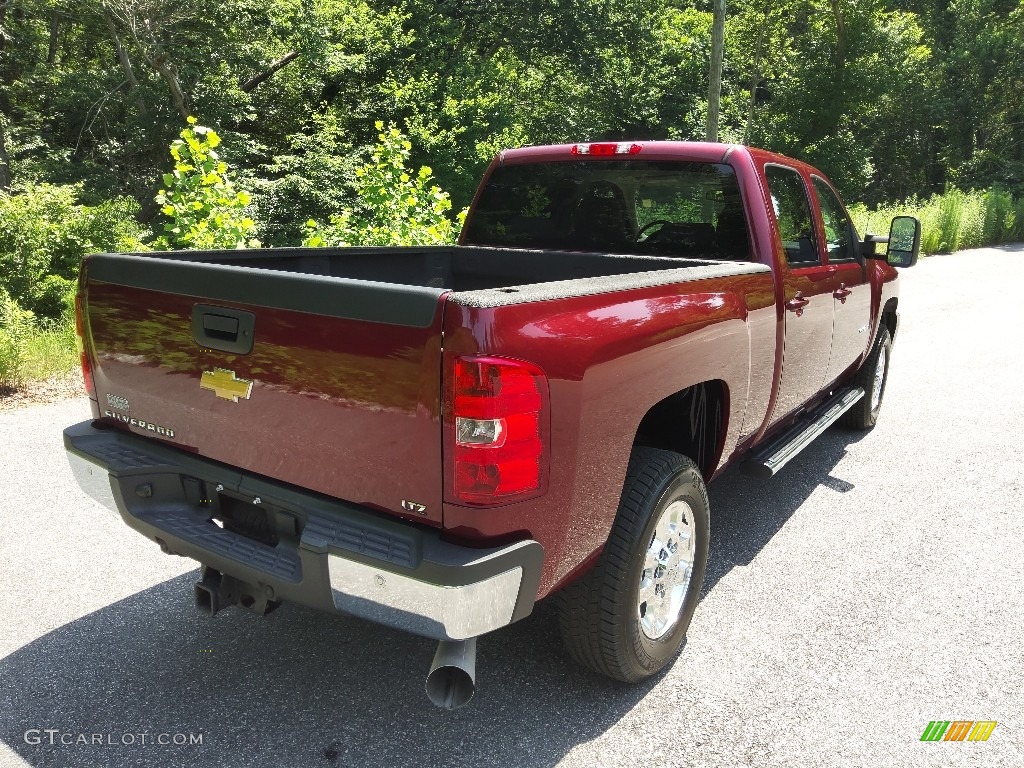 Deep Ruby Metallic 2014 Chevrolet Silverado 2500HD LTZ Crew Cab Exterior Photo #144397567