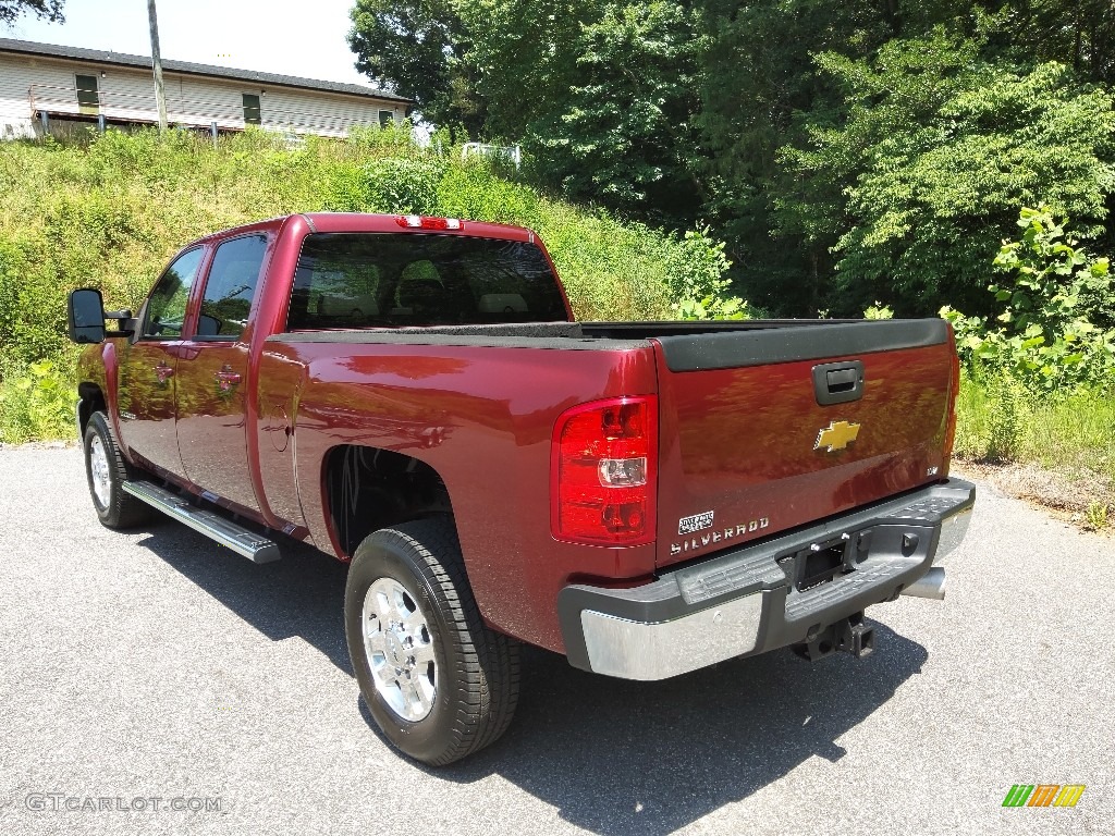 Deep Ruby Metallic 2014 Chevrolet Silverado 2500HD LTZ Crew Cab Exterior Photo #144397597