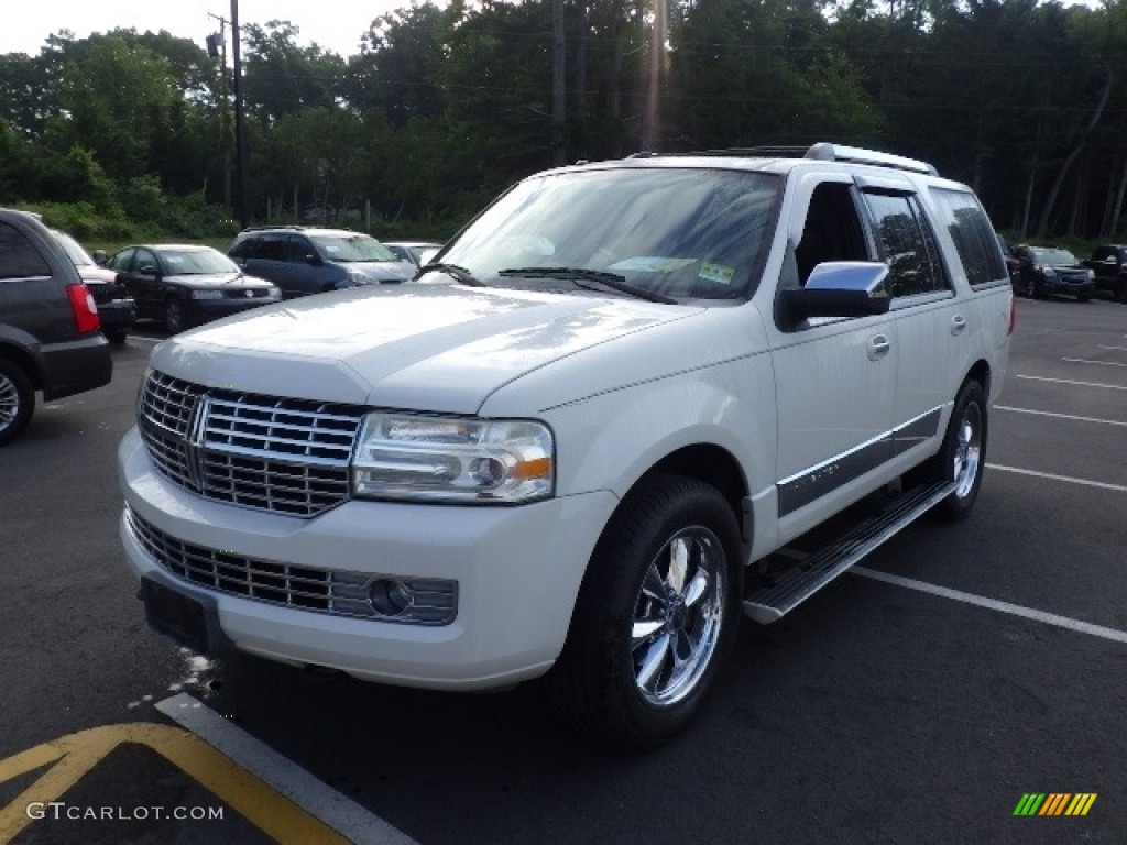 2008 Navigator Luxury 4x4 - White Chocolate Tri Coat / Charcoal Black photo #1