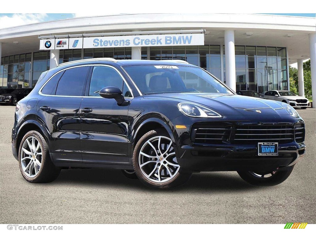 2021 Cayenne  - Black / Black/Mojave Beige photo #2