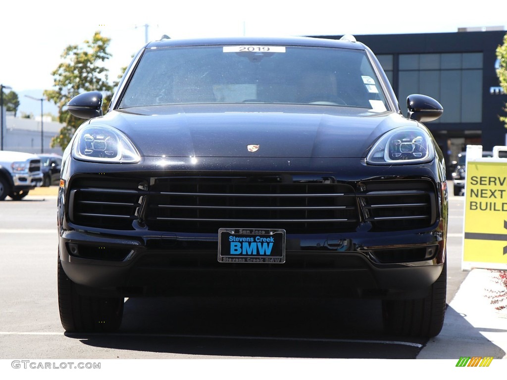 2021 Cayenne  - Black / Black/Mojave Beige photo #3