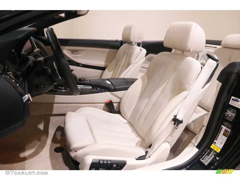 2015 6 Series 650i xDrive Convertible - Carbon Black Metallic / Ivory White photo #6