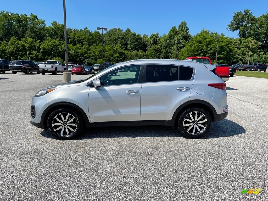 Sparkling Silver 2017 Kia Sportage EX Exterior Photo #144399168