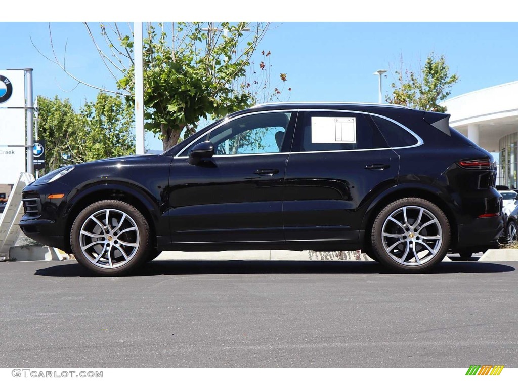 Black 2021 Porsche Cayenne Standard Cayenne Model Exterior Photo #144399204