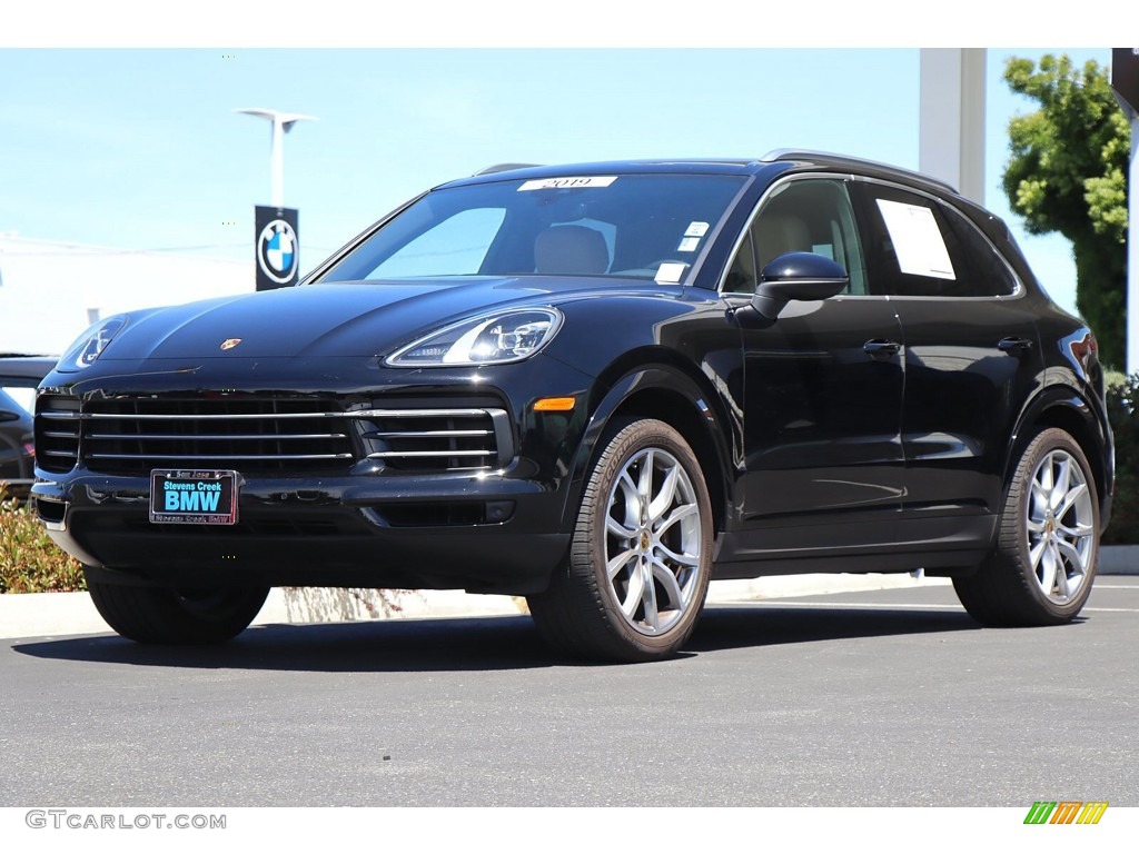 Black 2021 Porsche Cayenne Standard Cayenne Model Exterior Photo #144399234