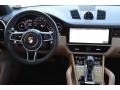 2021 Porsche Cayenne Black/Mojave Beige Interior Dashboard Photo