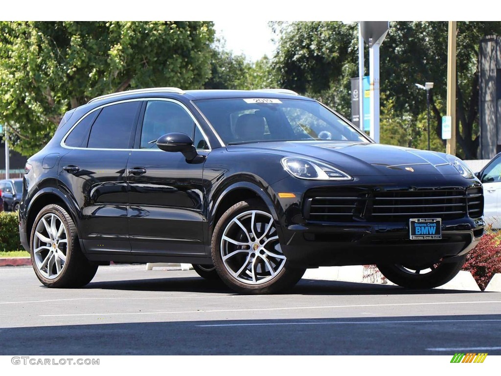 Black 2021 Porsche Cayenne Standard Cayenne Model Exterior Photo #144399732