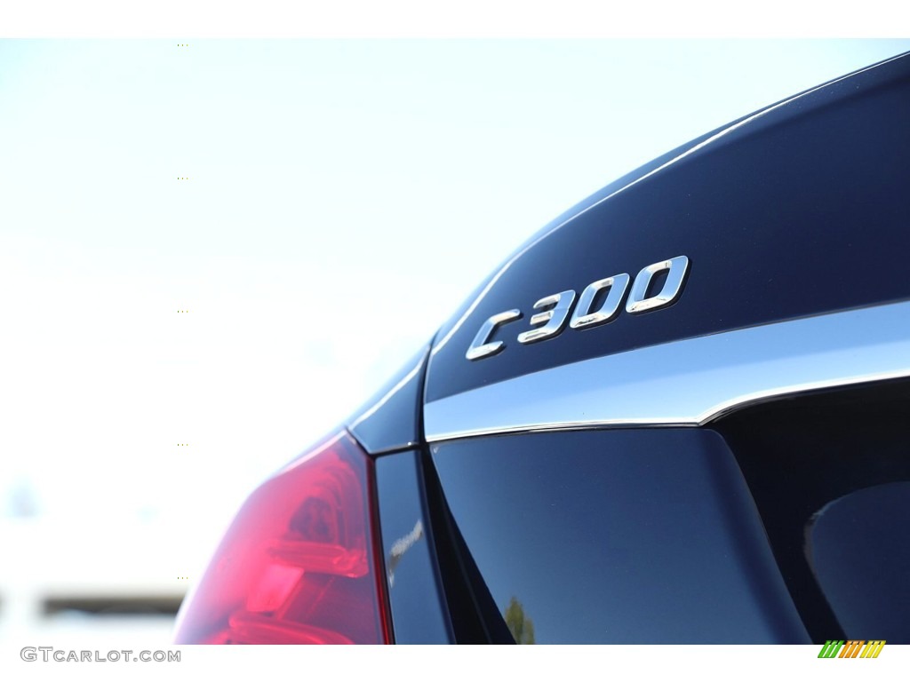 2016 C 300 Sedan - Lunar Blue Metallic / Silk Beige/Black photo #9
