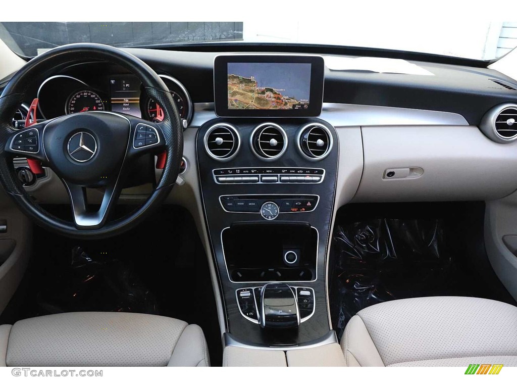 2016 C 300 Sedan - Lunar Blue Metallic / Silk Beige/Black photo #20