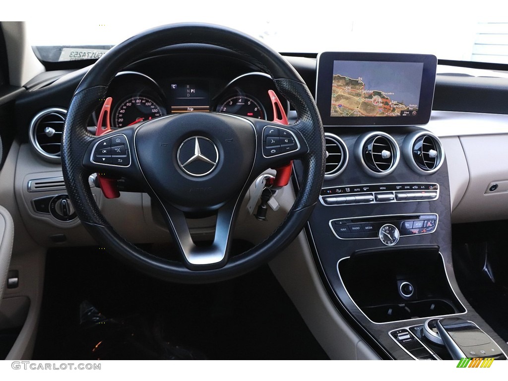 2016 C 300 Sedan - Lunar Blue Metallic / Silk Beige/Black photo #22