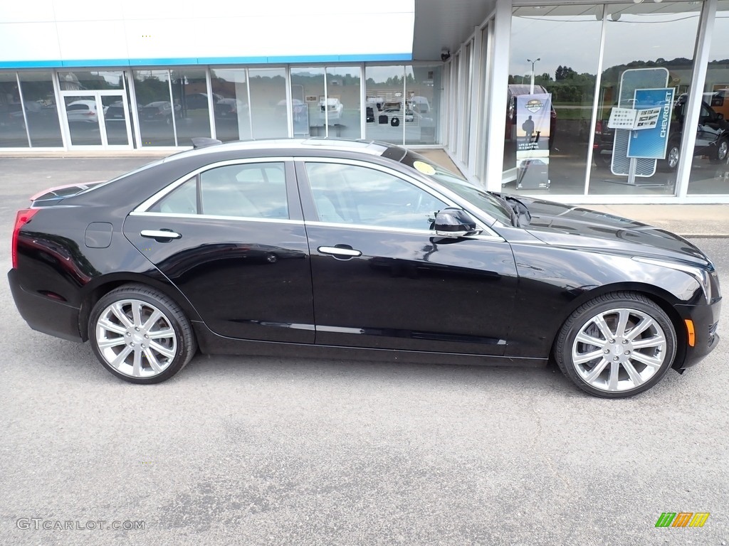 2017 ATS Luxury AWD - Black Raven / Light Platinum w/Jet Black Accents photo #2