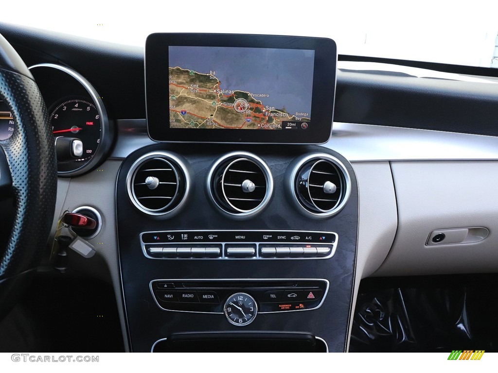 2016 C 300 Sedan - Lunar Blue Metallic / Silk Beige/Black photo #26