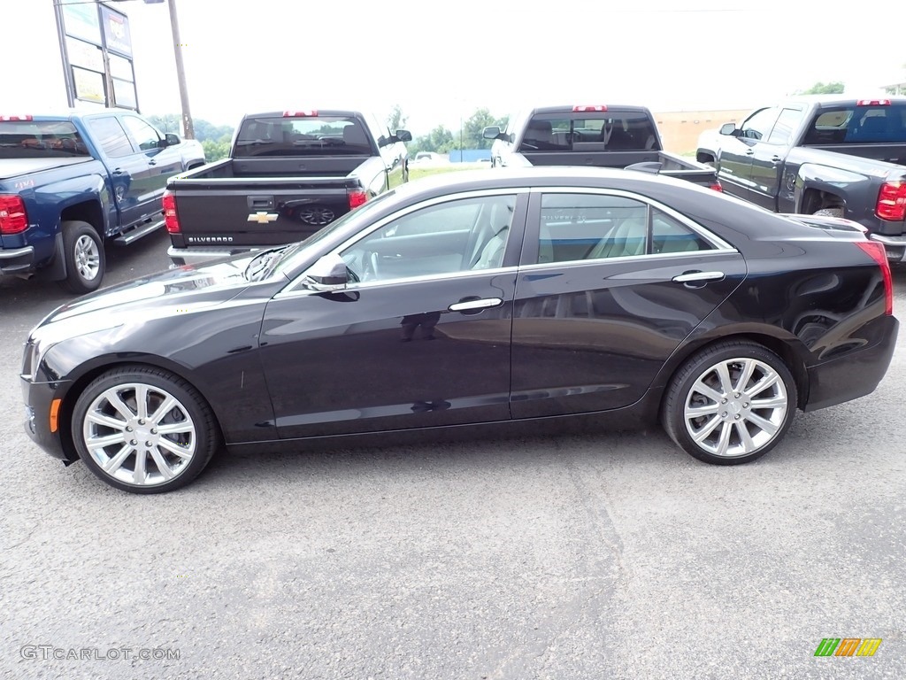 2017 ATS Luxury AWD - Black Raven / Light Platinum w/Jet Black Accents photo #7