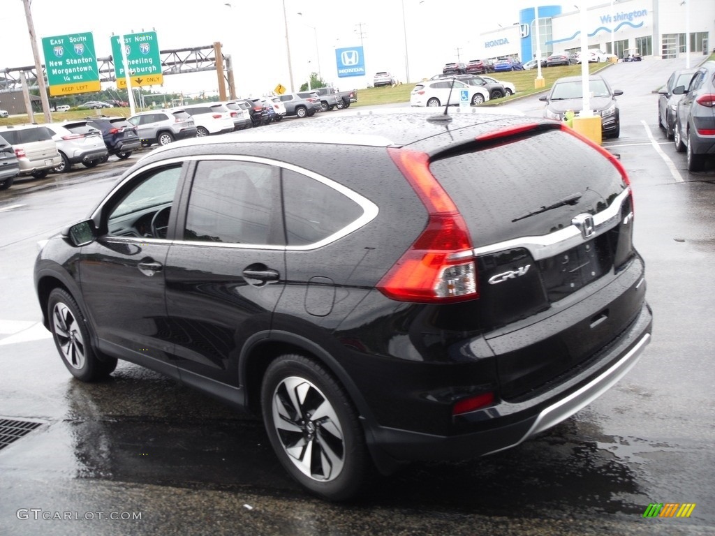 2016 CR-V Touring AWD - Crystal Black Pearl / Black photo #8