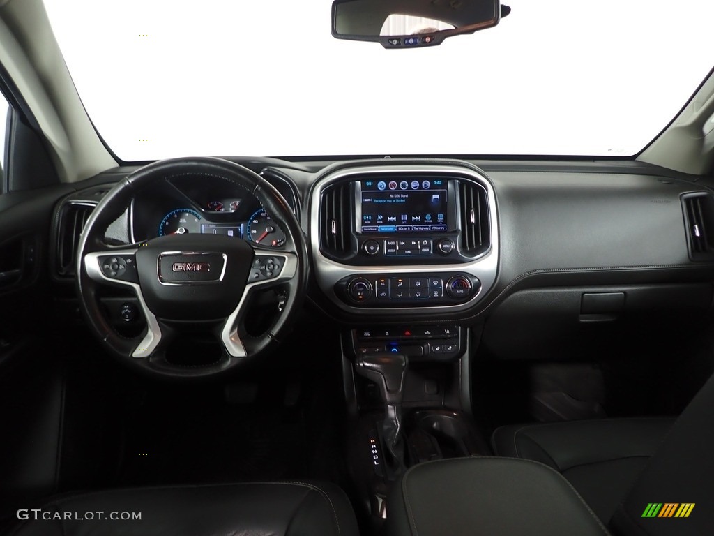 2018 GMC Canyon SLT Crew Cab 4x4 Jet Black Dashboard Photo #144400674