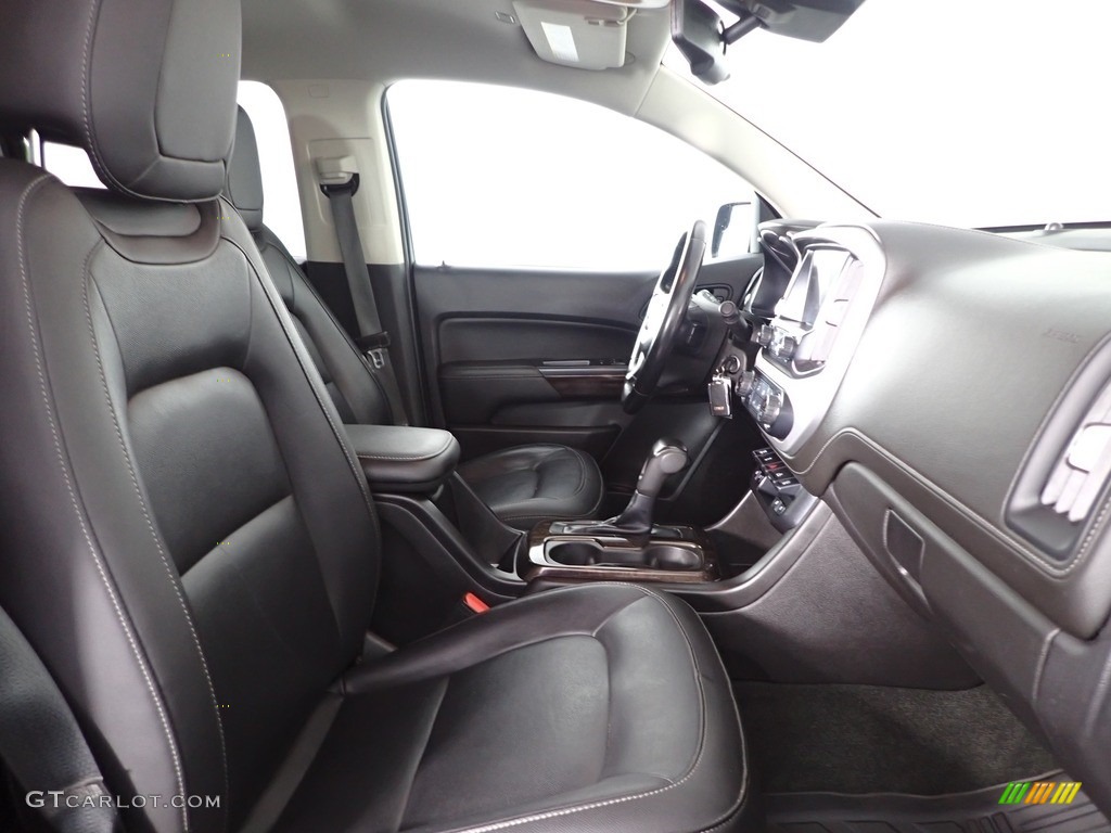 Jet Black Interior 2018 GMC Canyon SLT Crew Cab 4x4 Photo #144400722