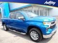 Glacier Blue Metallic 2022 Chevrolet Silverado 1500 LT Crew Cab 4x4