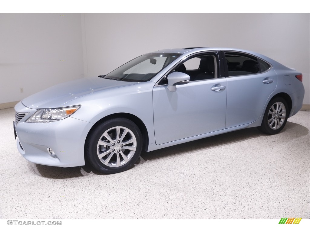 2014 ES 350 - Cerulean Blue Metallic / Black photo #3
