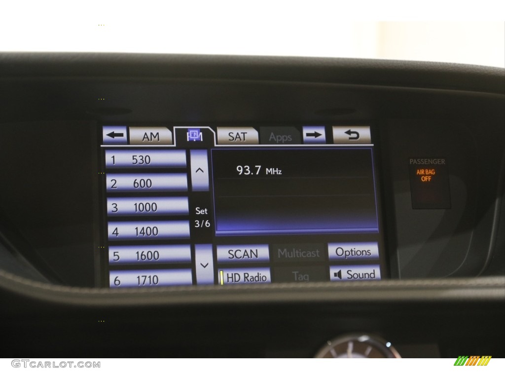 2014 ES 350 - Cerulean Blue Metallic / Black photo #12