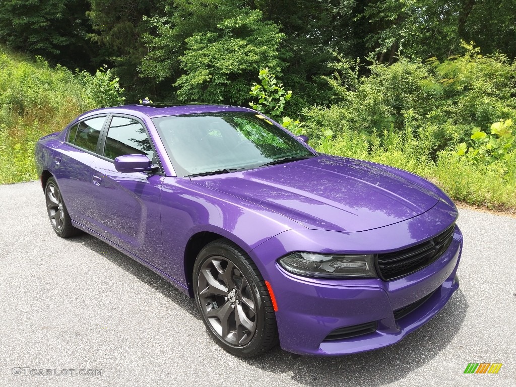 Plum Crazy Pearl 2019 Dodge Charger SXT Exterior Photo #144402531