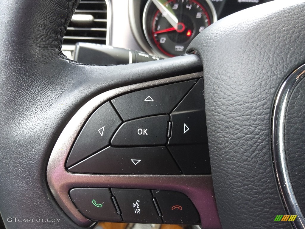 2019 Dodge Charger SXT Black Steering Wheel Photo #144402960