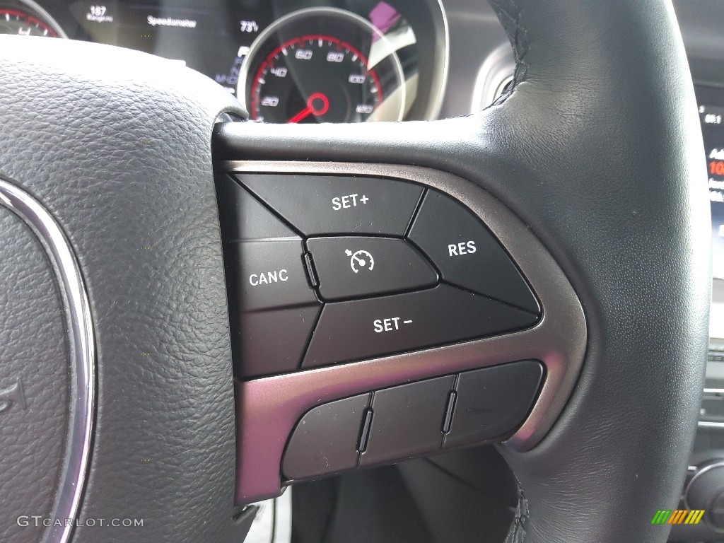 2019 Dodge Charger SXT Black Steering Wheel Photo #144402984