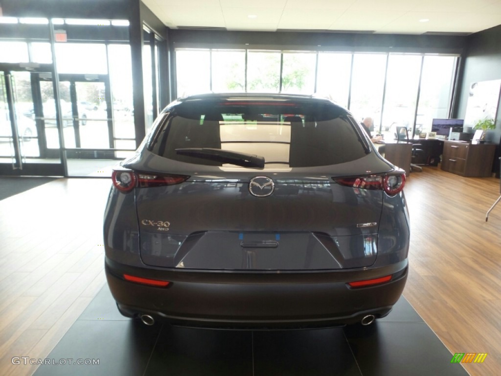 2022 CX-30 S Carbon Edition AWD - Polymetal Gray Metallic / Red photo #5