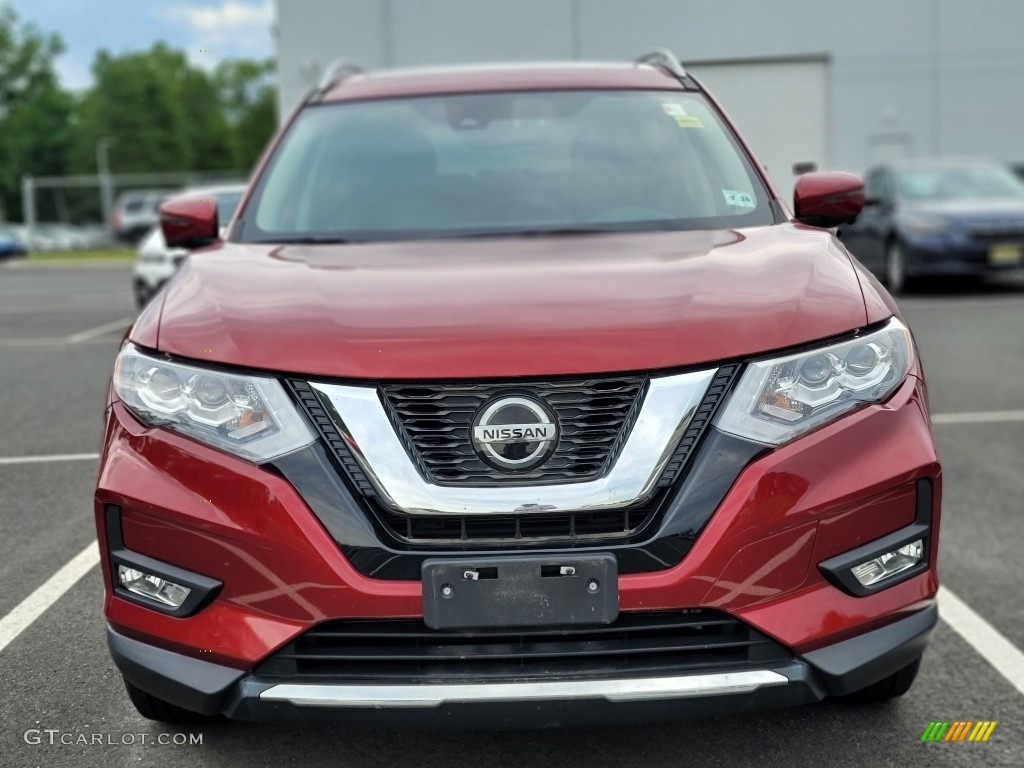 2019 Rogue SL AWD - Scarlet Ember / Charcoal photo #2