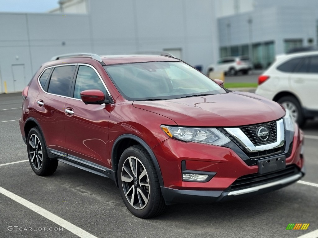 2019 Rogue SL AWD - Scarlet Ember / Charcoal photo #3