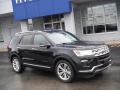 2018 Shadow Black Ford Explorer Limited 4WD  photo #1