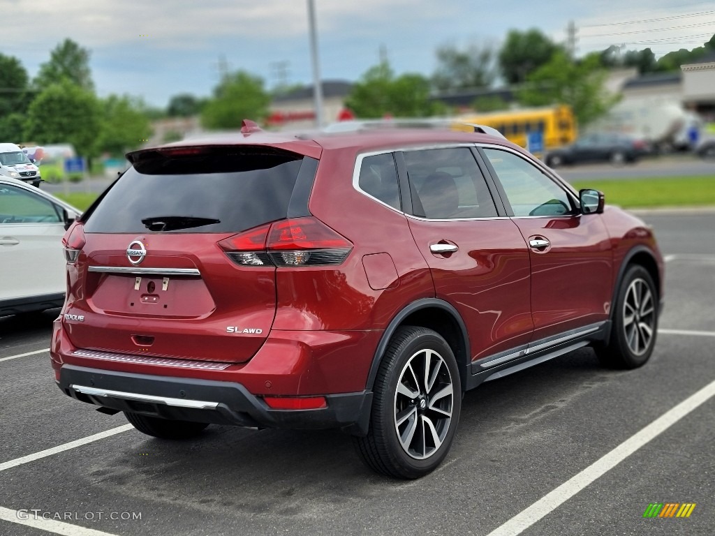 2019 Rogue SL AWD - Scarlet Ember / Charcoal photo #6