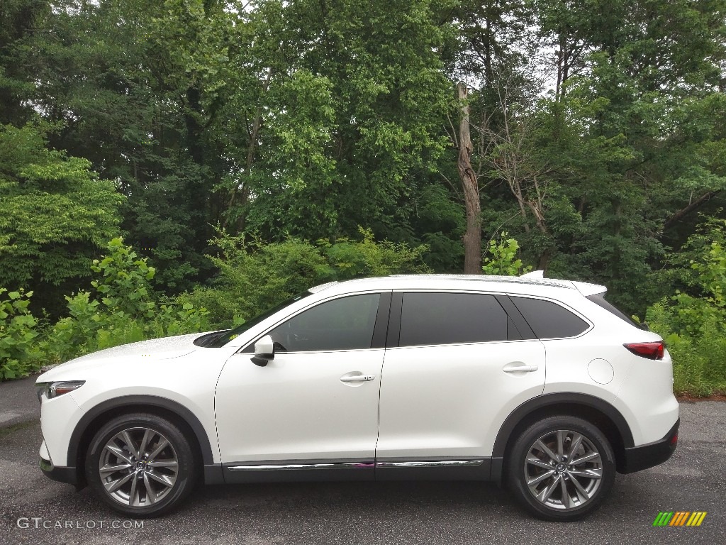 Snowflake White Pearl Mica 2019 Mazda CX-9 Signature AWD Exterior Photo #144403380