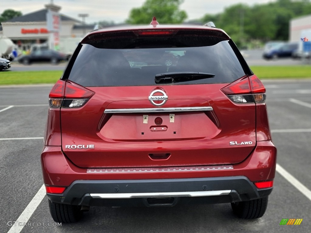 2019 Rogue SL AWD - Scarlet Ember / Charcoal photo #7