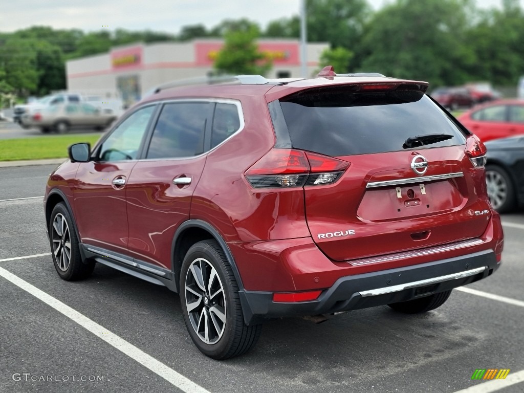 2019 Rogue SL AWD - Scarlet Ember / Charcoal photo #8
