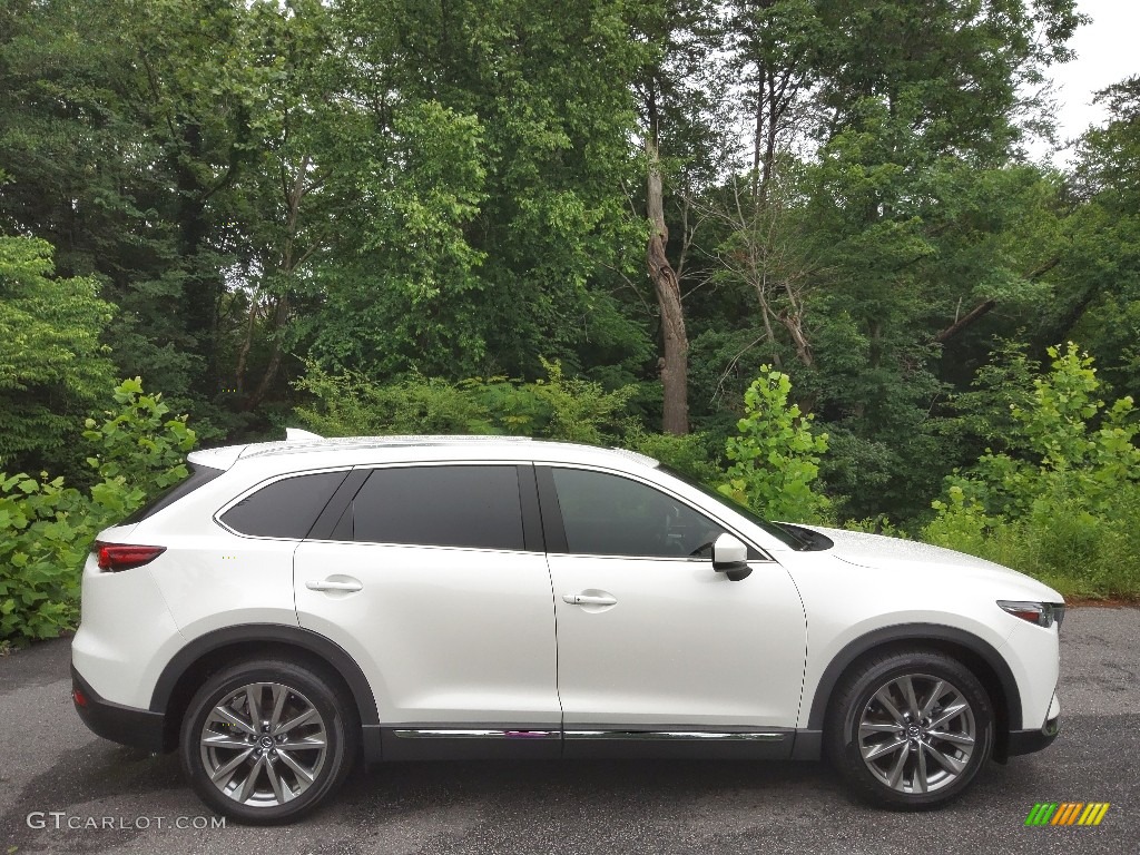 Snowflake White Pearl Mica 2019 Mazda CX-9 Signature AWD Exterior Photo #144403518