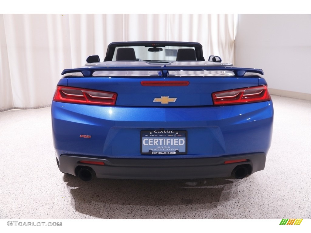 2017 Camaro LT Convertible - Hyper Blue Metallic / Jet Black photo #19