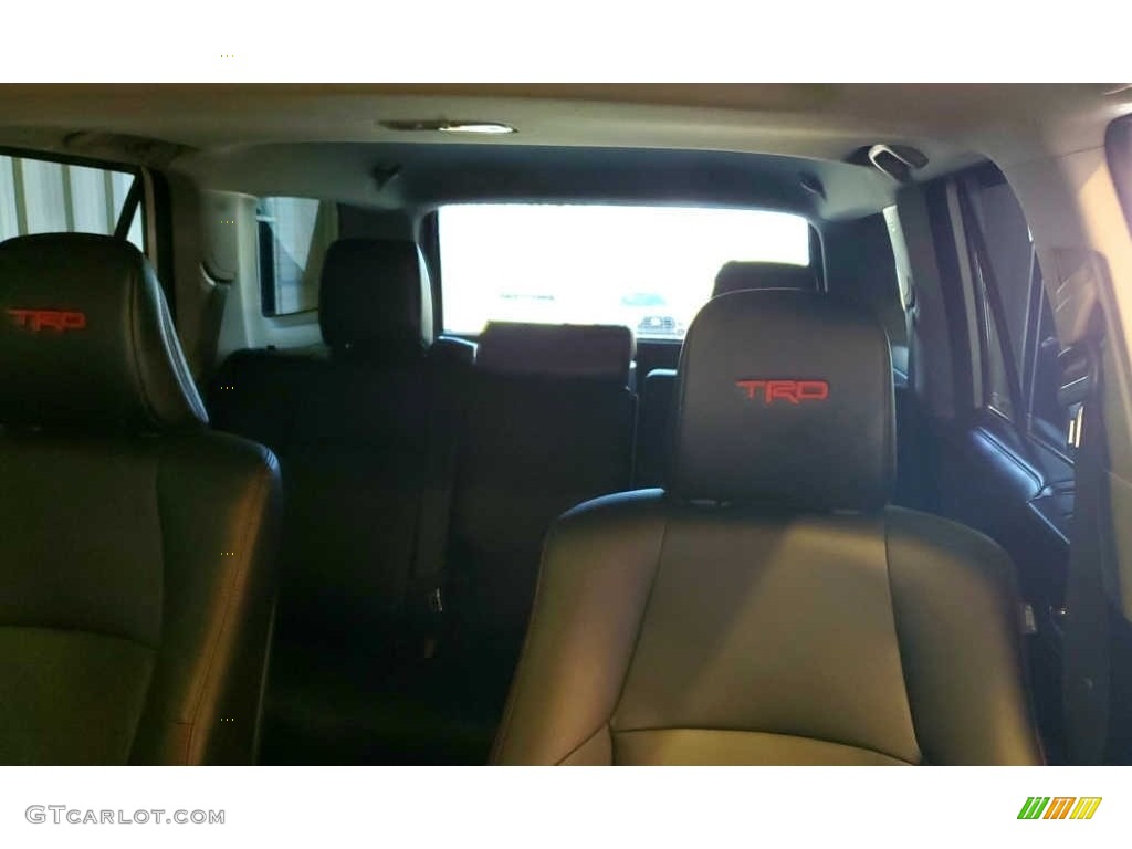 Black Interior 2018 Toyota 4Runner TRD Off-Road 4x4 Photo #144404805
