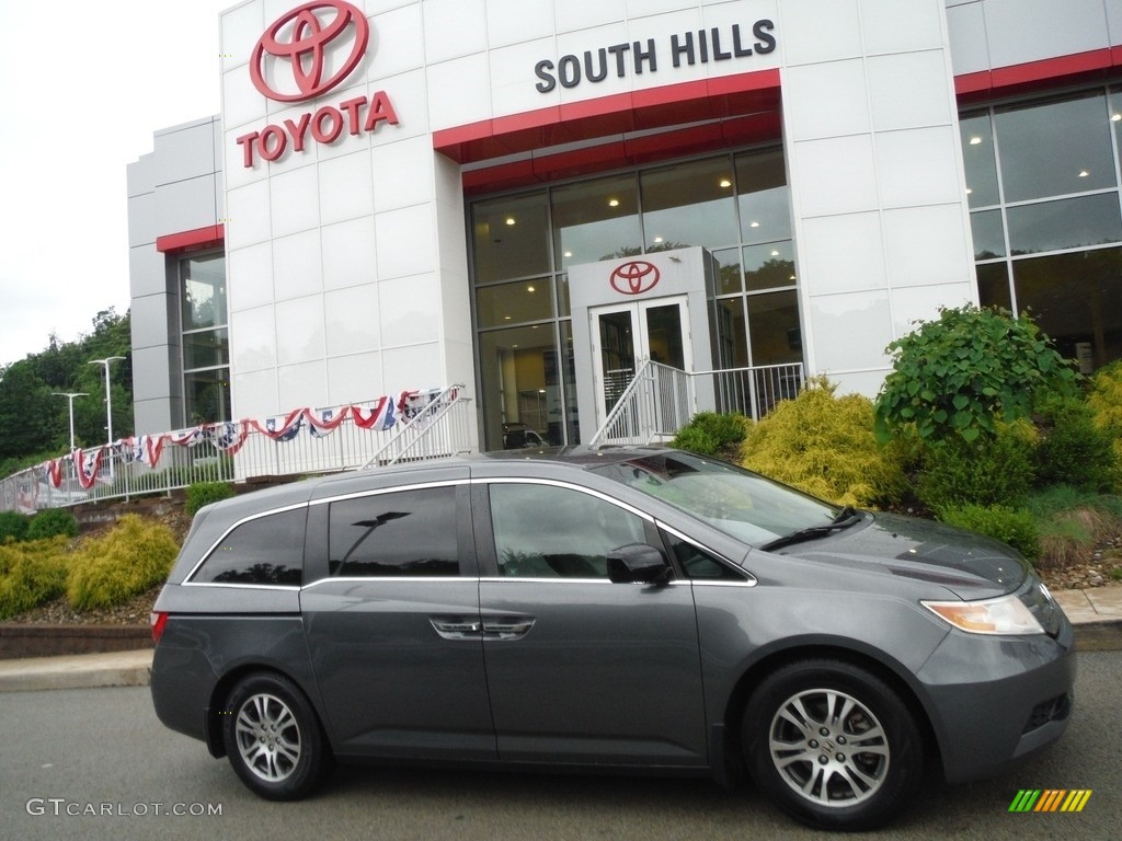 2012 Odyssey EX-L - Polished Metal Metallic / Gray photo #2