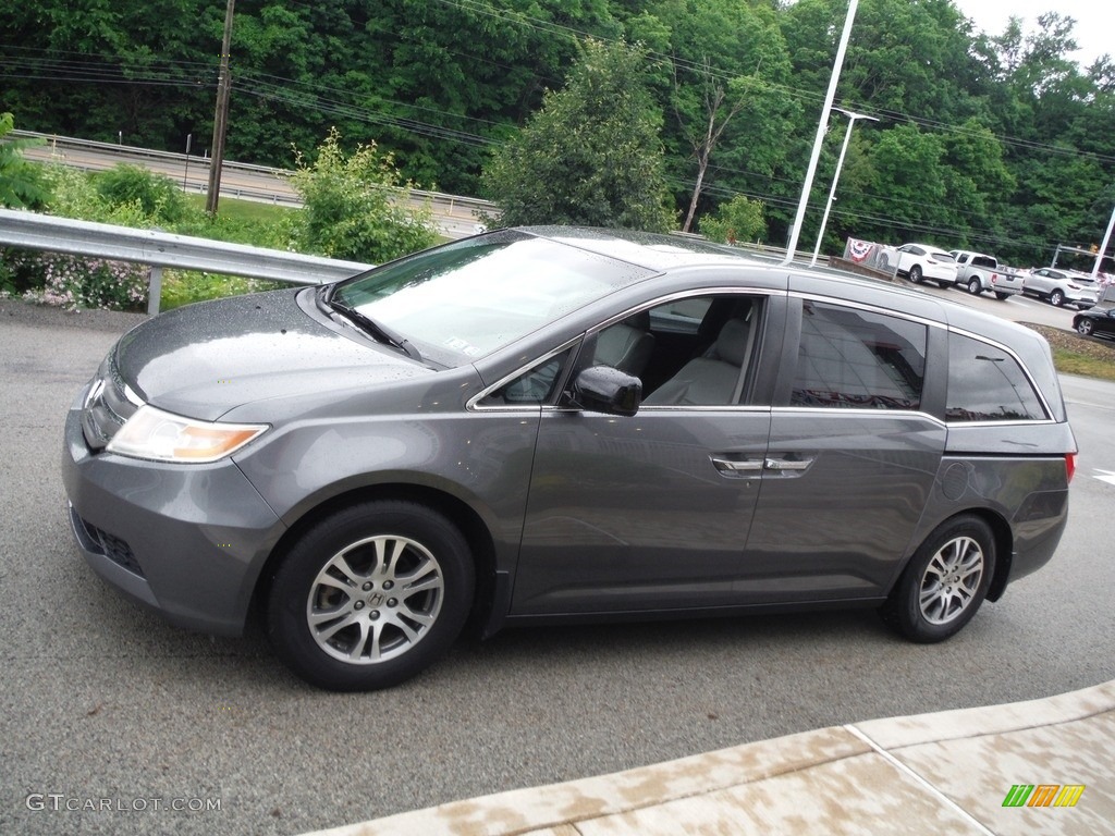 2012 Odyssey EX-L - Polished Metal Metallic / Gray photo #14