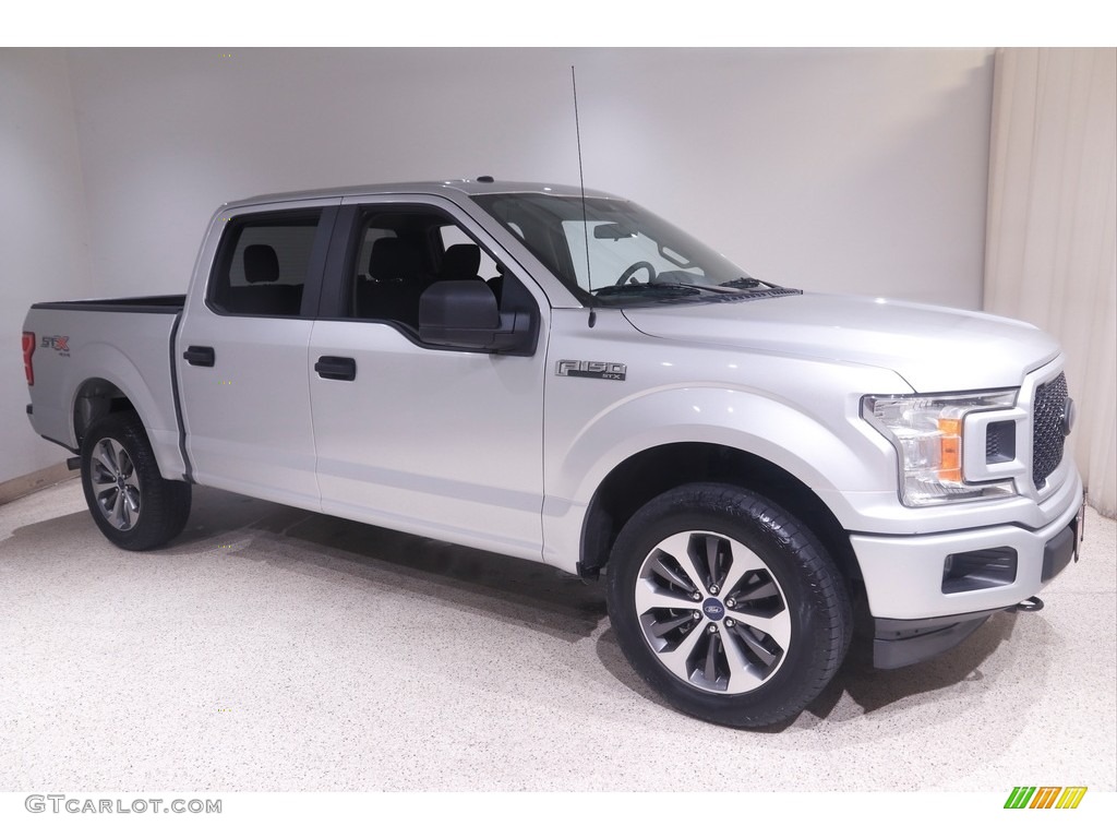 2019 F150 XL SuperCrew 4x4 - Ingot Silver / Earth Gray photo #1