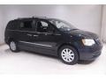 2015 Brilliant Black Crystal Pearl Chrysler Town & Country Touring  photo #1