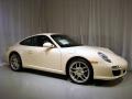 2009 Cream White Porsche 911 Carrera Coupe  photo #2